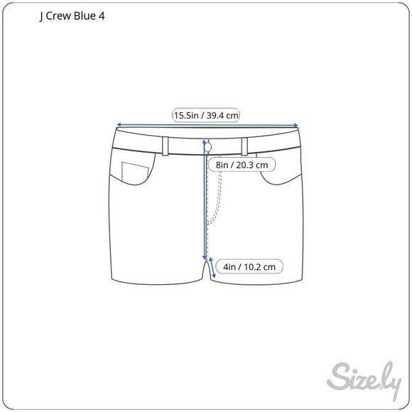 J Crew Womens Size 4 Light Blue Flat Front Pockets Cotton Classic Chino Shorts - Picture 2 of 8